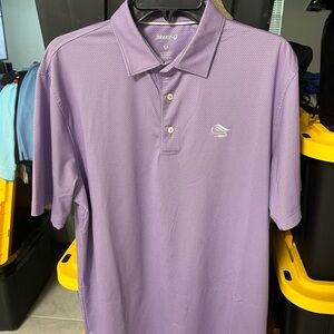 Johnnie-O Purple Men's Polo Shirt